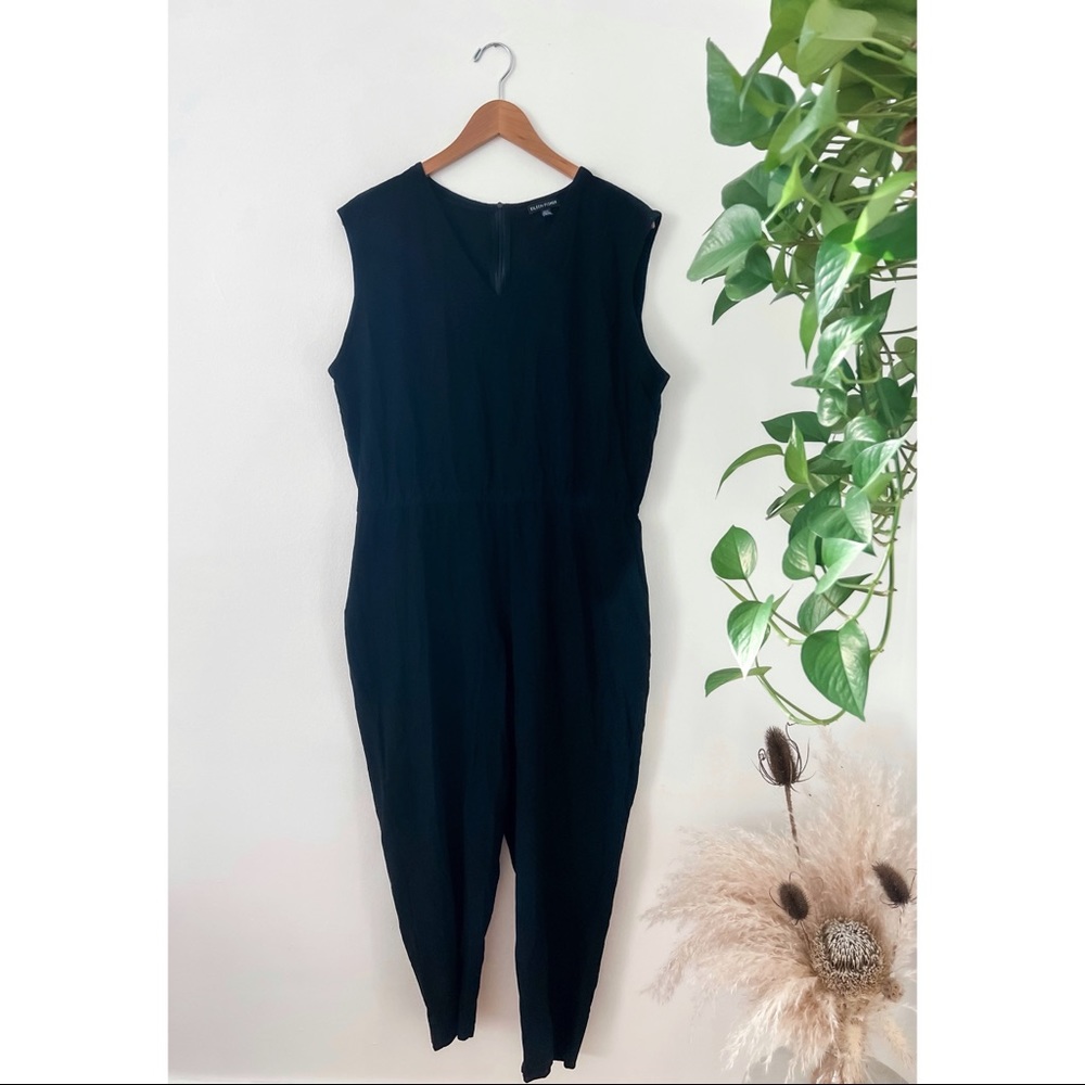 Eileen Fisher Lightweight Crepe Stretch Jumpsuit